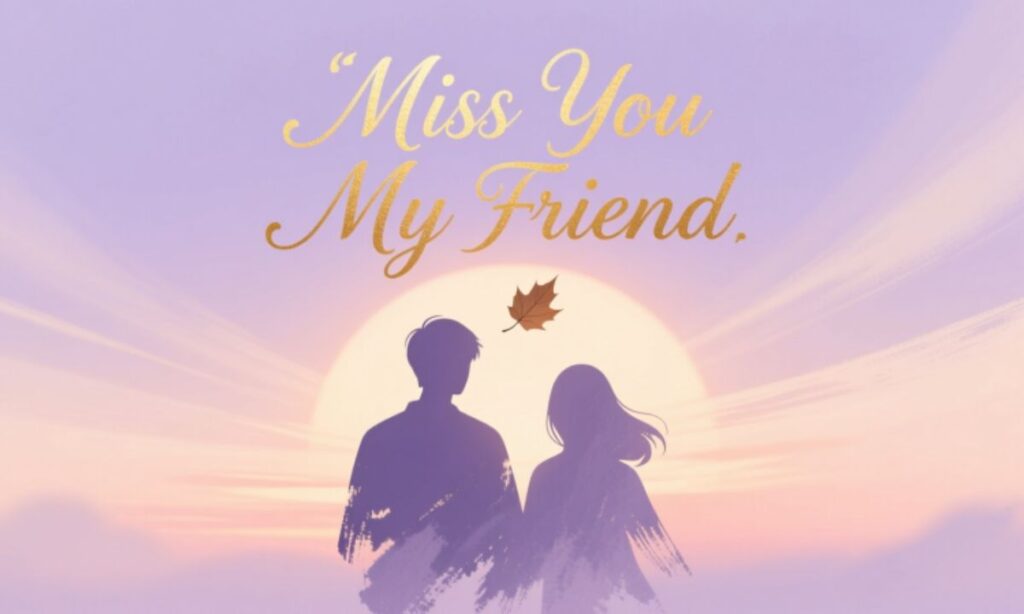 Miss You My Friend Shayari in English