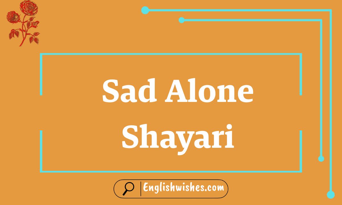 Sad Alone Shayari