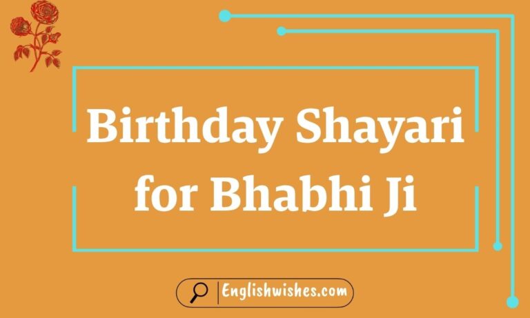 Birthday Shayari for Bhabhi Ji