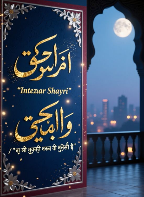 2 Lines Short Intezaar Shayari