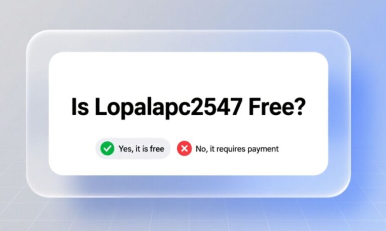 Is Lopalapc2547 Free