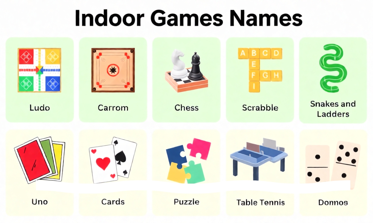 Indoor Games Names