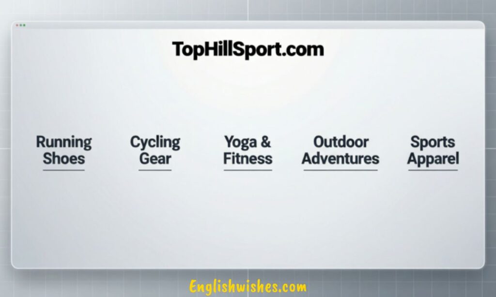 TopHillSport com Product Categories
